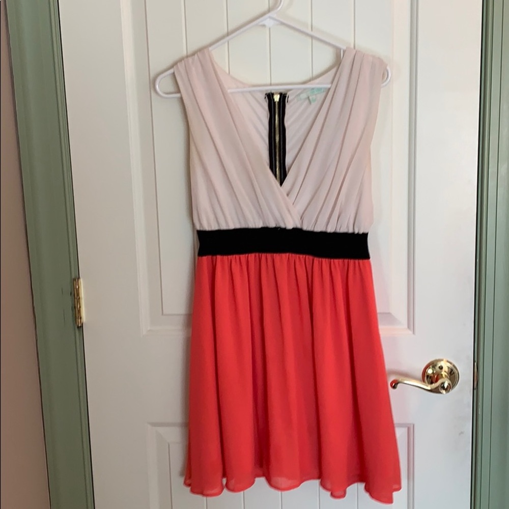 Coral dress